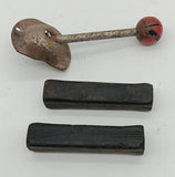 Pedal car parts and pieces : Gear stick and pedals