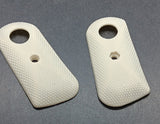 Hubley '45 Army Cap Gun replacement pistol grips.  Cream