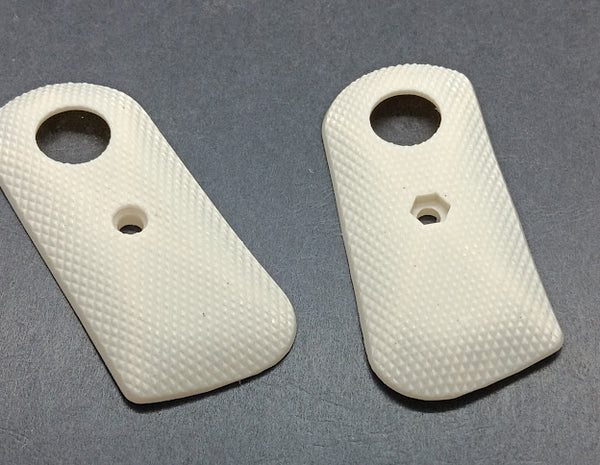 Hubley '45 Army Cap Gun replacement pistol grips.  Cream