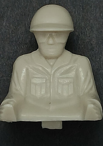 Marx race car hot rod driver cream 1-1/8" x 1"  (single placement pin)