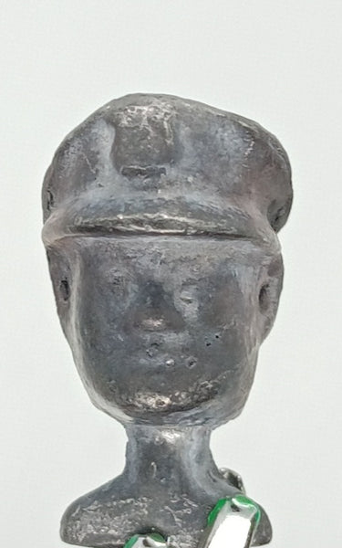 Hubley Motorcycle Policemen Head