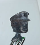 Hubley Motorcycle Policemen Head