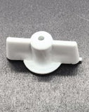 Square vintage toy winding key.