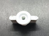 Square vintage toy winding key.