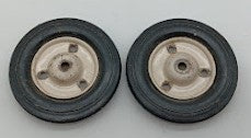 Tru Scale front tractor wheels 1-5/6" set of two. Original condition.
