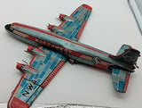 Linemar Airplane DC-10 two original tin propellers and cowlings.