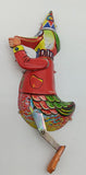 Tin Litho Duck shape 2 piece parts and pieces.