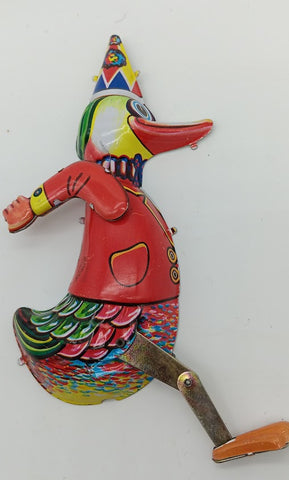 Tin Litho Duck shape 2 piece parts and pieces.