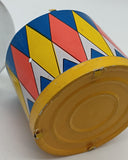 Tin Toy Drum : Parts toy incomplete.