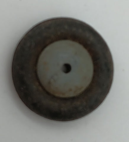 Original 1950's toy car wheel with metal hub. 6/8"