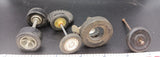 Lot of original mixed wheels, with and without hubs.
