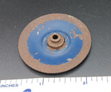 Vintage pressed steel wheel rim or hub 2"