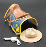 Hartland Lance O'Rourke Saddle Hat and pistol