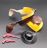 Hartland Wyatt Earp Saddle, hat and pistols