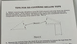 Bellow replacement material.  7" x 1-1/2"