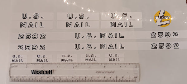 US Mail Decal Buddy L