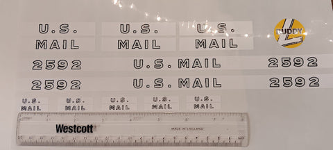 US Mail Decal Buddy L