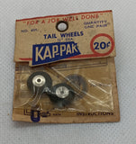 Set of Two #401 1/2" Kap Pak airplane hobby aluminum hub wheels :