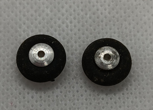 Set of Two #401 1/2" Kap Pak airplane hobby aluminum hub wheels :