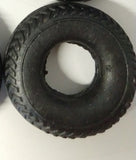 Vintage toy Tire old store stock 1-3/8" Toy tires : Black Treaded Tires  Set or single your choice.