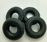 Vintage toy Tire old store stock 1-3/8" Toy tires : Black Treaded Tires  Set or single your choice.