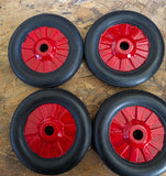 3"  Wheel  that fits vintage Keystone ride on trains.  Rear Wheel. Unpainted.
