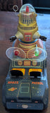 Robby Space Patrol : Moon Space Ship Dishes Set of two. 2-9/16" Nomura Space Toy