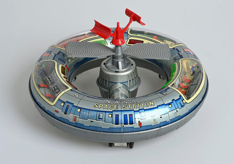 Vintage toy New Space Station Solar Panel Radar