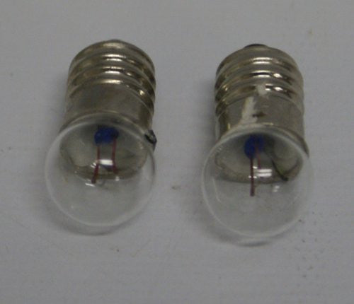 Vintage toy Light bulbs 2.5-3 Volt Standard size thread. (set of 2)