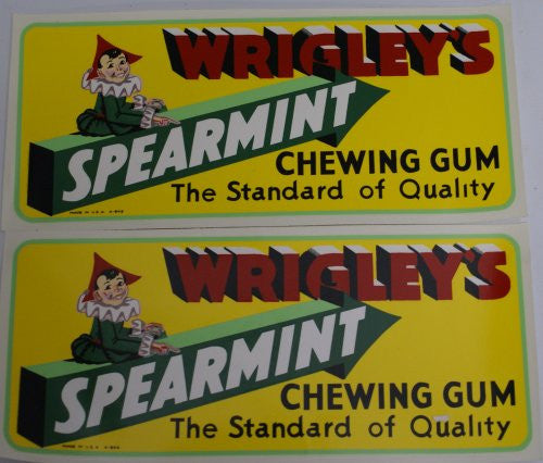 Spearmint Truck Decal Set. (2)