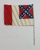 Vintage toy flag : March 4 1865 Flag Civil War 2x1.25"