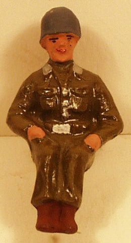 Arnold Hauser Toy Soldier  green seated 58mm