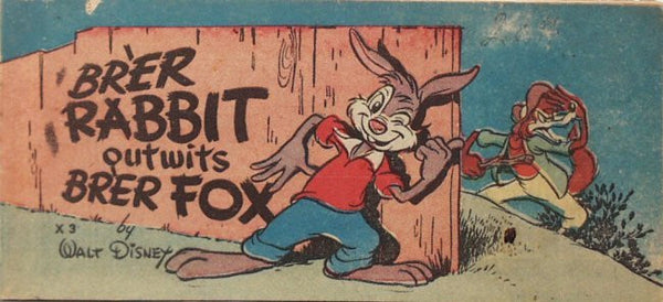 1947 Disney Brer Rabbit Strip Comic