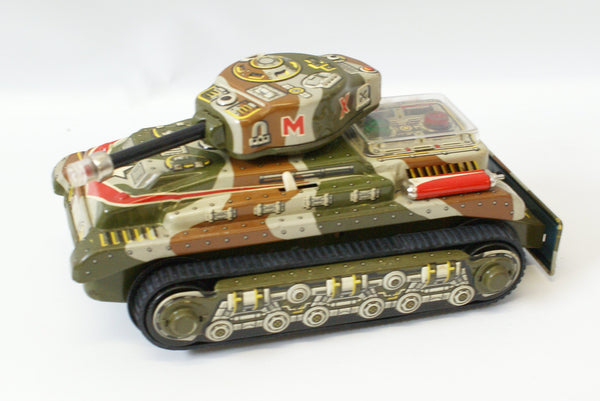 Toy Tank Tracks Black Rubber MX Japanese tank : 15.5" x 7/16"