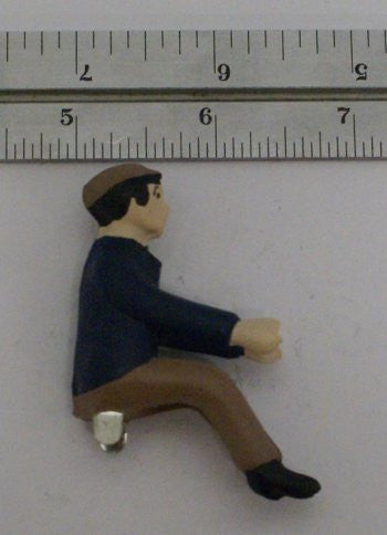 Vintage toy Tractor Driver 2-1/2"