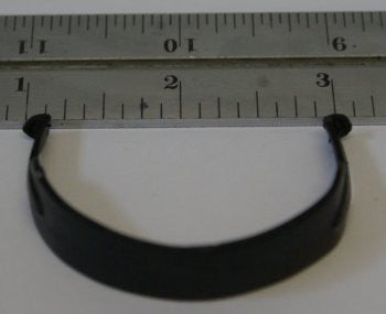 Vintage Hartland Model Saddle strap 2" Black