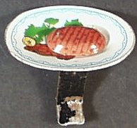 Rollerskating Chef Marx-Linemar Dinner Plate