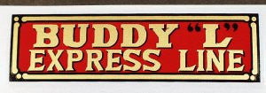 Buddy L Express Line Decal Toy Truck decal.