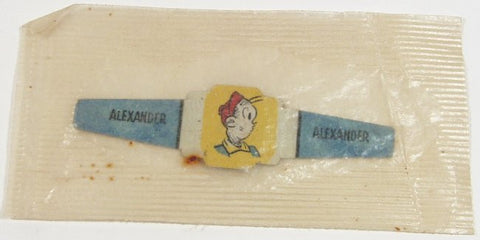 Post Toasties Cereal Premium Ring Alexander 1949
