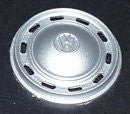 VW Hubcap Silver 1"
