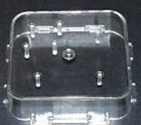 Wheel a gear Robot : Clear Chest cover 3-3/4 x 3-3/4 x 1"