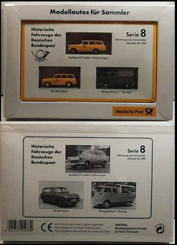 German HO Scale #8 Opel-Rekord VW 1500 & VW Dual