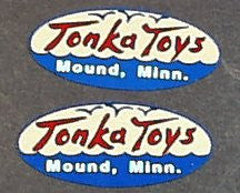 Tonka Truck Decals Pair 1956 - 60's