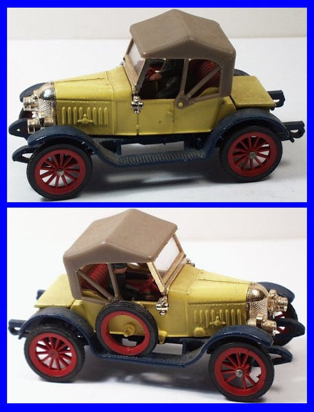 Dinky 1913 Morris Oxford 476 yellow/blue/tan