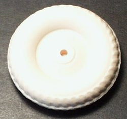 Vintage Hubley solid truck wheel 1-3/4" Diameter Cream Color