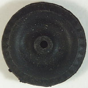 7/8" x 3/16" Black wheel / Tire