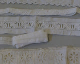 Vintage Lace Broderie Anglaise pieces.