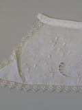 Victorian Cotton Dress Collar with Broderais Anglaise detail