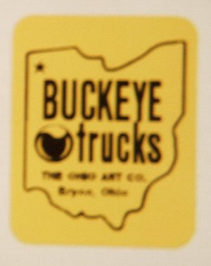 Decal : Buckeye Truck water transfer
