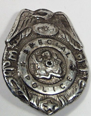Special Police Premium Badge stamped aluminum